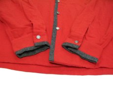 画像6: 1950's "Sportsman by CAL-MADE" Two-tone Wool Shirts　Red / C.Grey　size L (表記 L) (6)