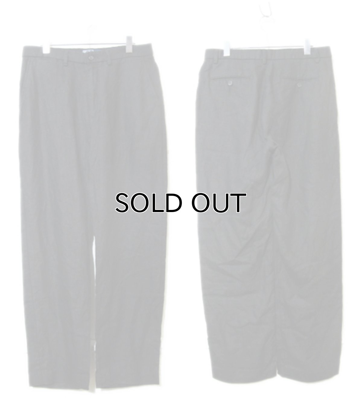 画像2: "POLO by Ralph Lauren"  Linen Trosers BLACK size w 32 inch (2)