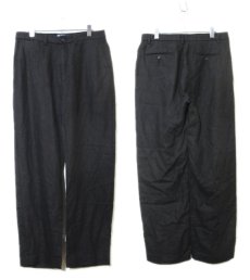 画像2: "POLO by Ralph Lauren"  Linen Trosers　BLACK　size w 32 inch (2)