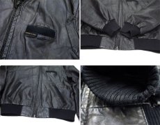 画像4: 1980's "MEMBERS ONLY" Single Leather Jacket　BLACK　size L - XL (表記 44) (4)