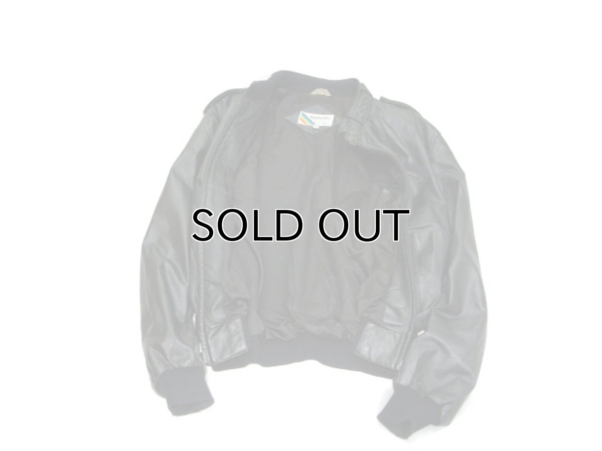 画像6: 1980's "MEMBERS ONLY" Single Leather Jacket　BLACK　size L - XL (表記 44) (6)