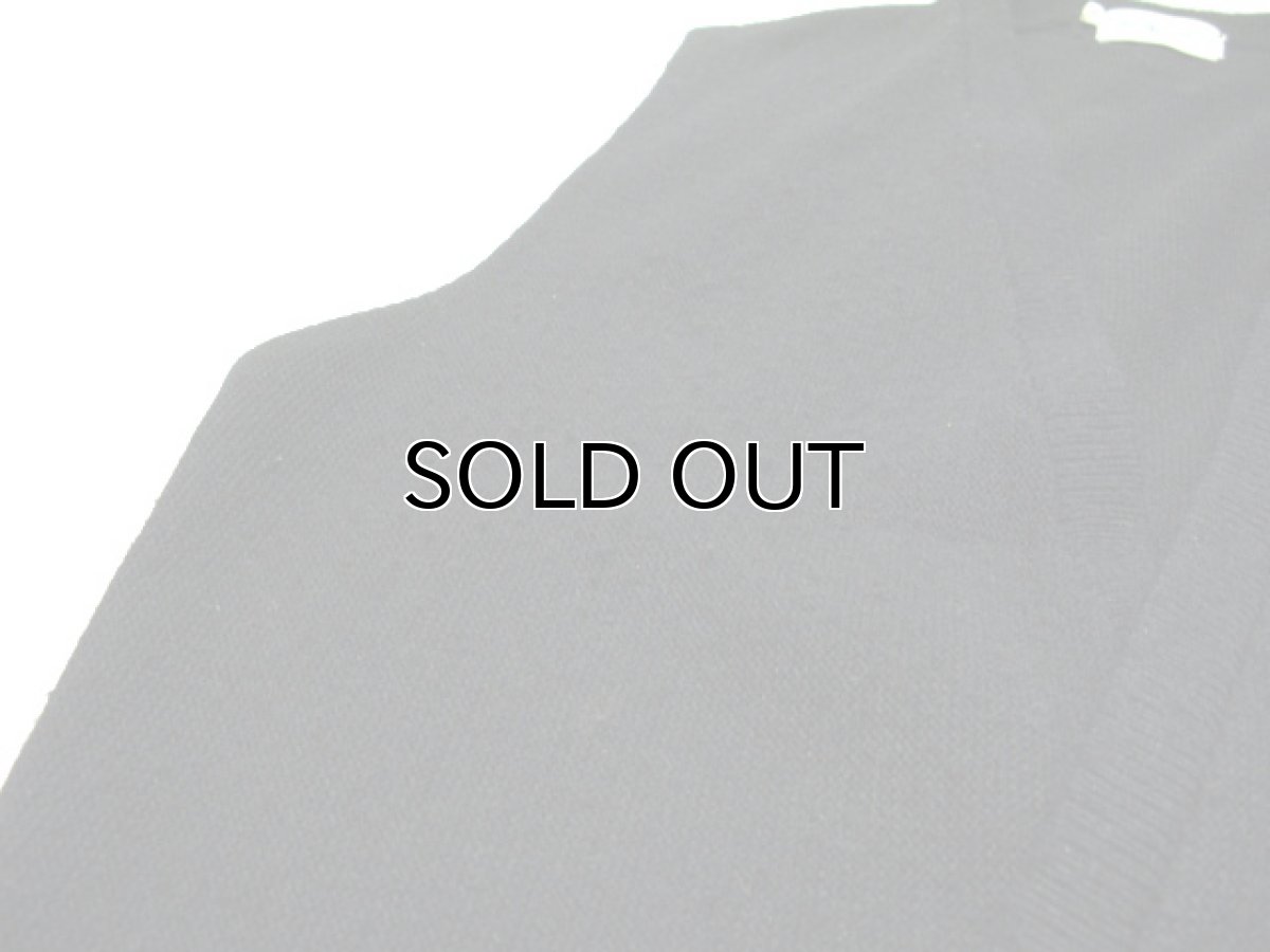 画像5: 1960-70's Double Breasted Acrylic Vest　BLACK　size M (5)