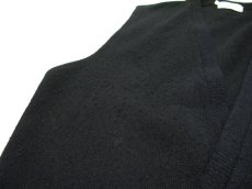 画像5: 1960-70's Double Breasted Acrylic Vest　BLACK　size M (5)