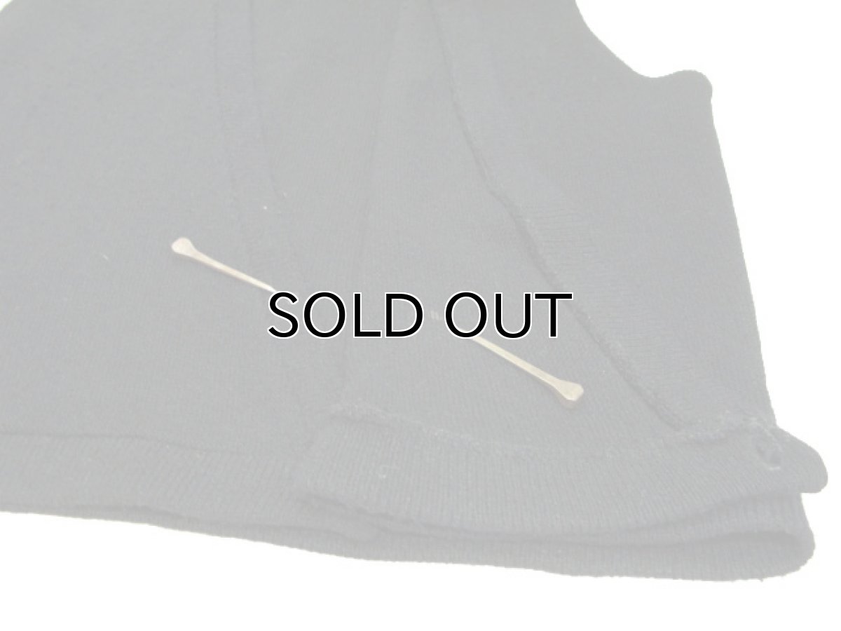 画像7: 1960-70's Double Breasted Acrylic Vest　BLACK　size M (7)