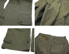 画像4: 1960's French Military "M-47" Herringbone Twill Trousers　size w 32 inch (表記 13) (4)