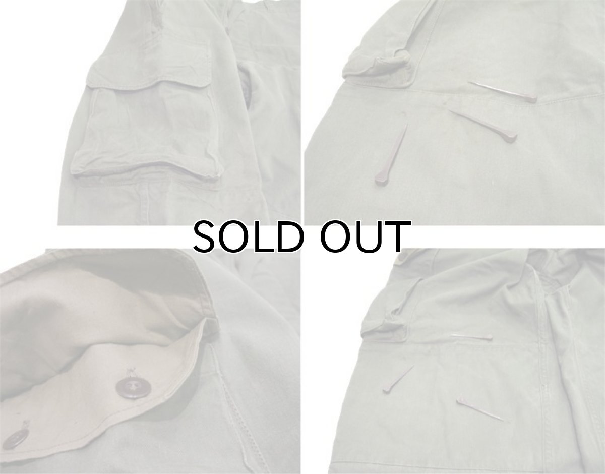 画像5: 1960's French Military "M-47" Herringbone Twill Trousers size w 32 inch (表記 13) (5)