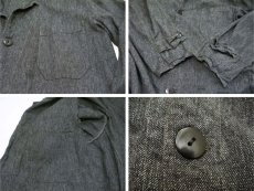 画像3: 1950's French Salt and Pepper Atelier Coat　size S - M (3)