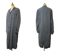 画像2: 1950's French Salt and Pepper Atelier Coat　size S - M (2)