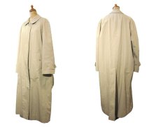 画像2: OLD Aquascutum "Aqua 5" Soutien Collar Coat -made in ENGLAND-　BEIGE　size L (表記 16) (2)