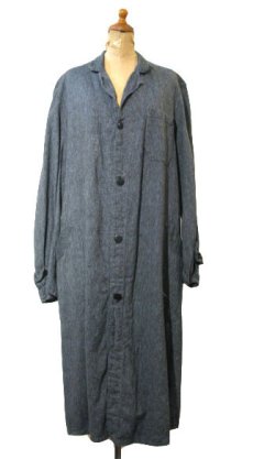 画像1: 1950's French Salt and Pepper Atelier Coat　size S - M (1)