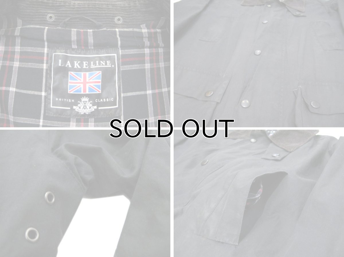画像4: England "LAKE LINE" Waxed Cotton Jacket BLACK size L (表記 EU 50 / UK 40) (4)
