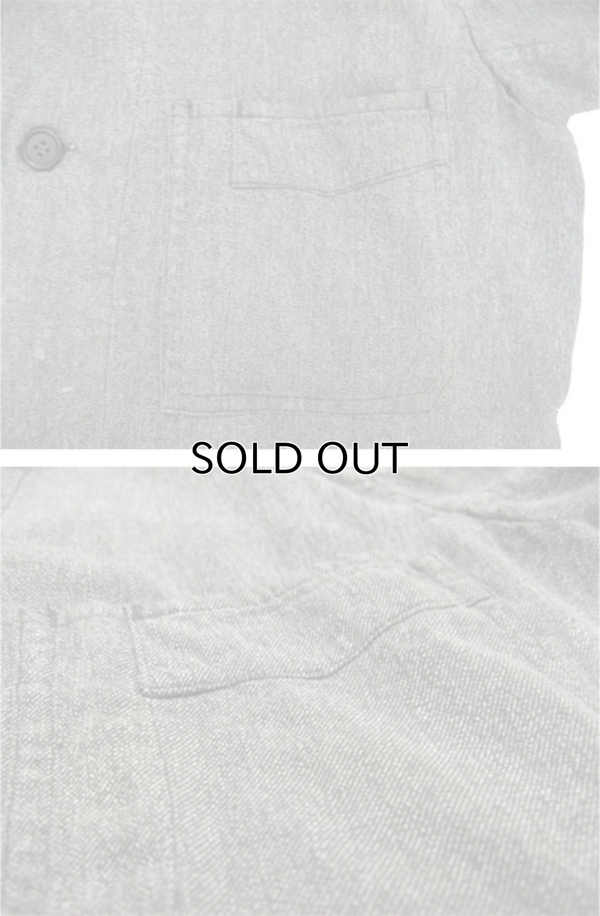 画像5: 1950's " LE FAON"French Salt and Pepper Atelier Coat with Design Pocket　size S - M (5)