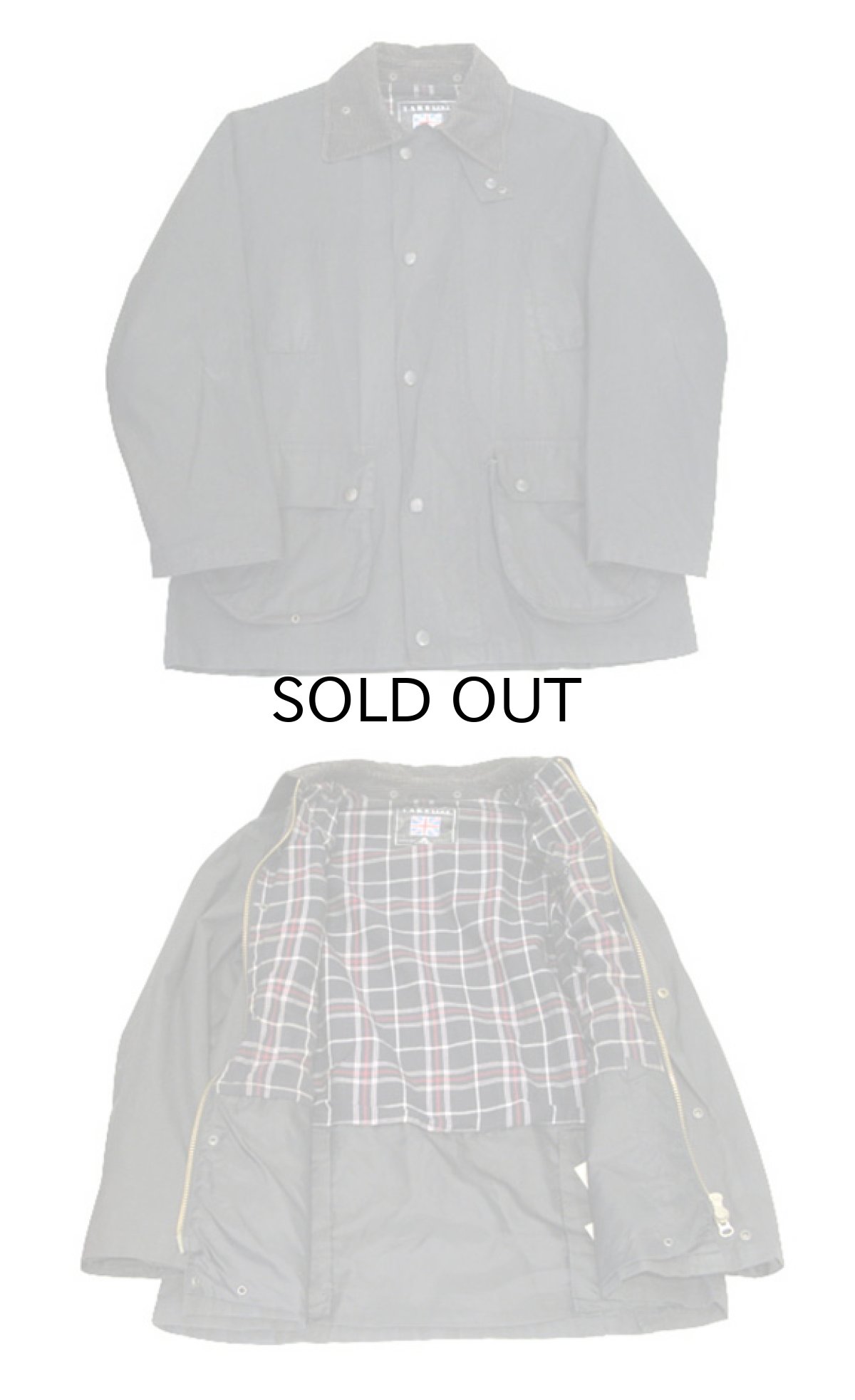 画像6: England "LAKE LINE" Waxed Cotton Jacket BLACK size L (表記 EU 50 / UK 40) (6)