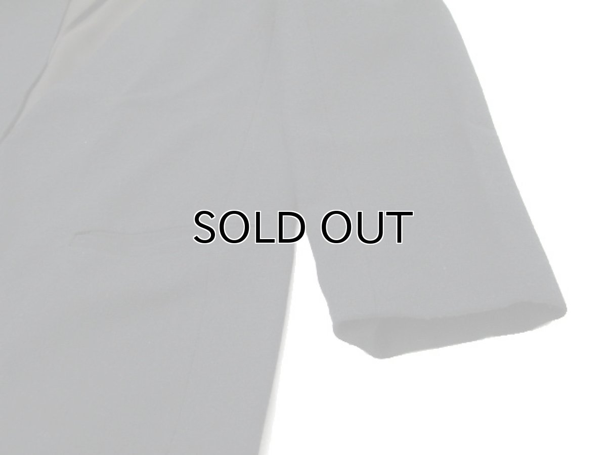 画像7: 1980's~ "SAKS FIFTH AVENUE" Collarless Wool Jacket BLACK size M (表記 8) (7)