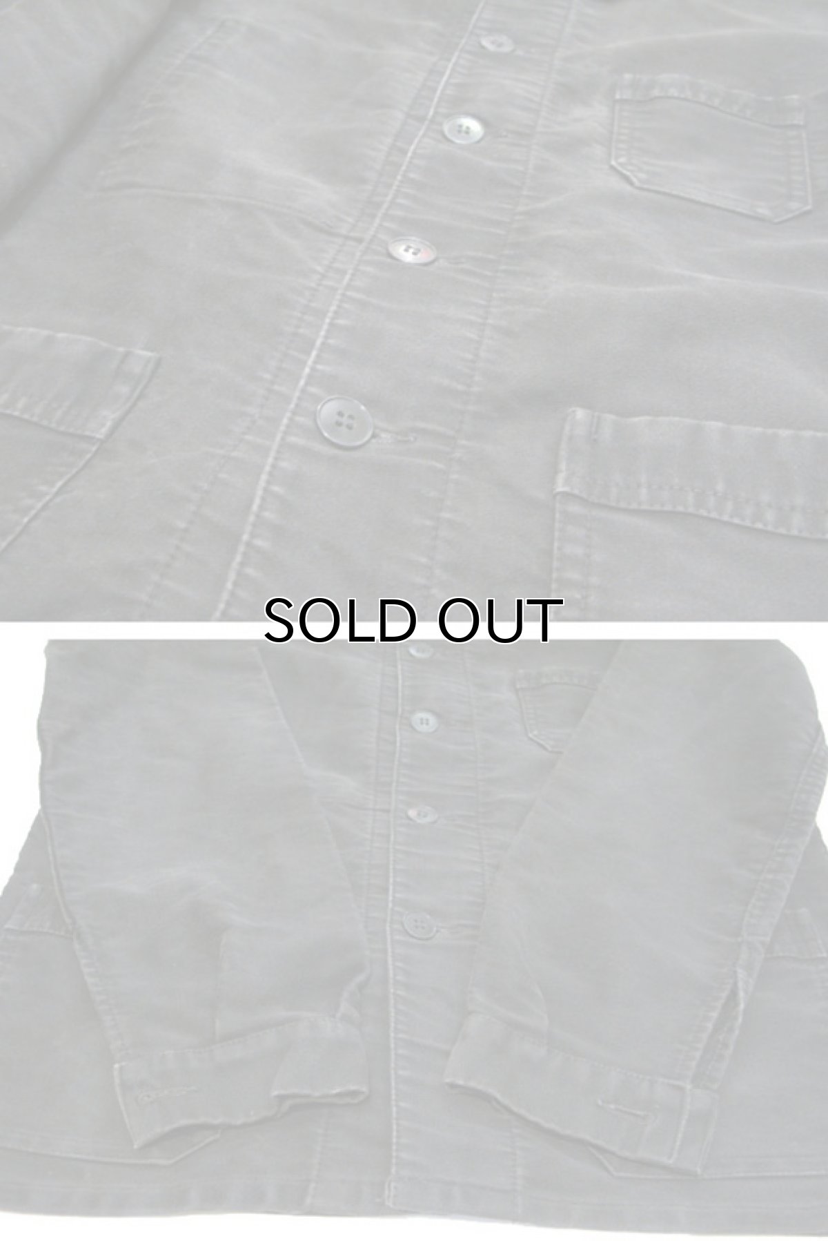 画像5: 1950's~ French "Dumont Durville" Cotton Moleskin Jacket　BLACK　size S - M (5)