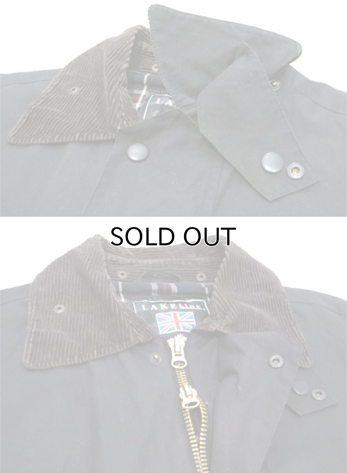 画像7: England "LAKE LINE" Waxed Cotton Jacket BLACK size L (表記 EU 50 / UK 40) (7)