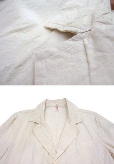 画像4: 1970's GREECE Nep Linen Coat　Dead Stock - one washed　NATURAL　size M (4)