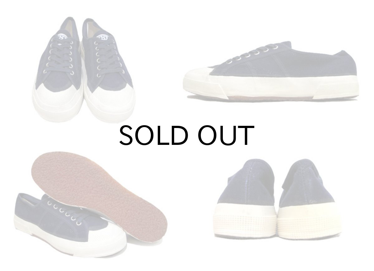 画像2: 1986 Italian Military "SUPERGA" Cotton Sneaker Dead Stock NAVY size 43 (約27.5 cm) (2)