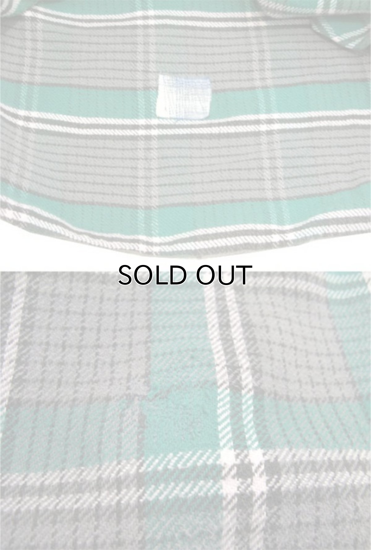 画像5: 1960's Unknown L/S Heavy Flannel Shirts with Gadget GREEN size M - L (表記 16 - 16 1/2)  (5)