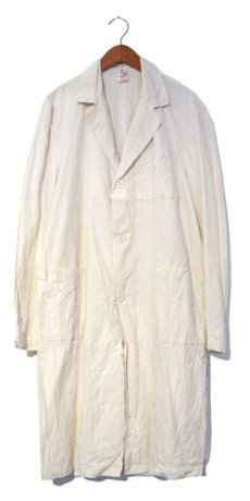 画像1: 1970's GREECE Nep Linen Coat　Dead Stock - one washed　NATURAL　size M (1)