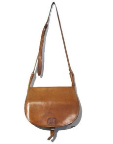 画像1: OLD Europe Leather Shoulder Bag　color : BROWN (1)