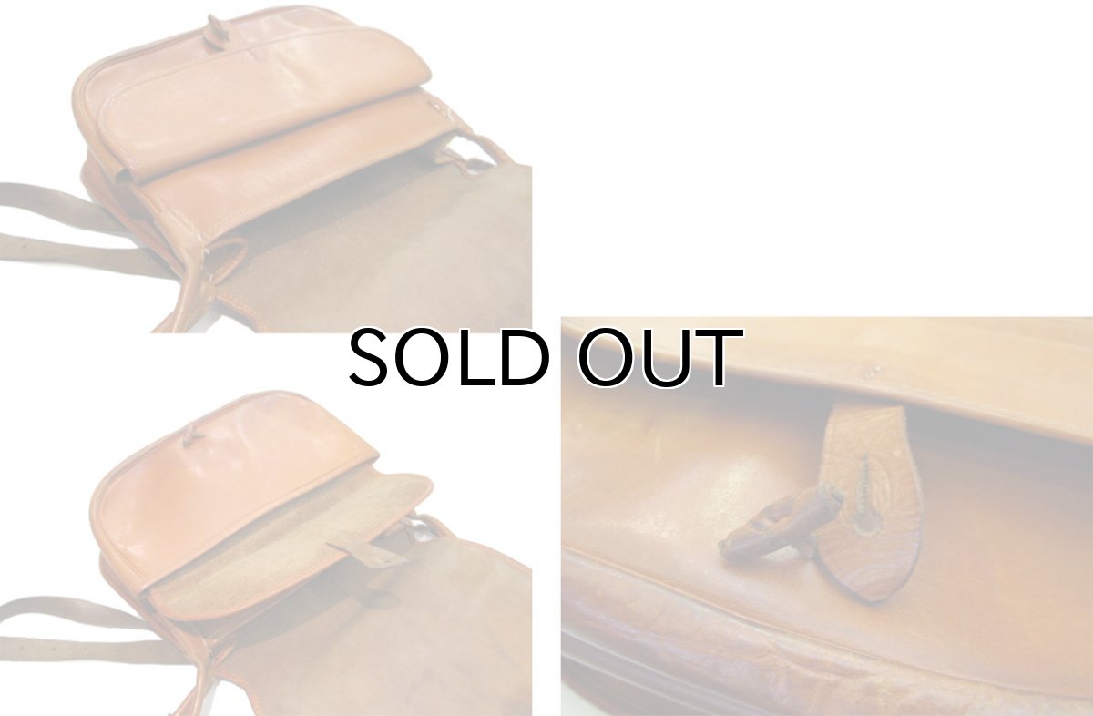 画像4: OLD Europe Leather Shoulder Bag　color : BROWN (4)