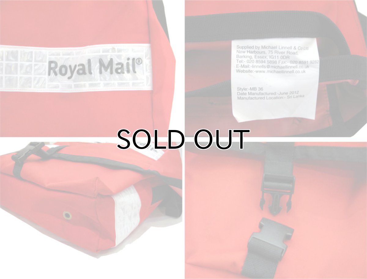 画像6: England Royal Mail "MICHAEL LINNELL" Messenger Bag　color : RED (6)