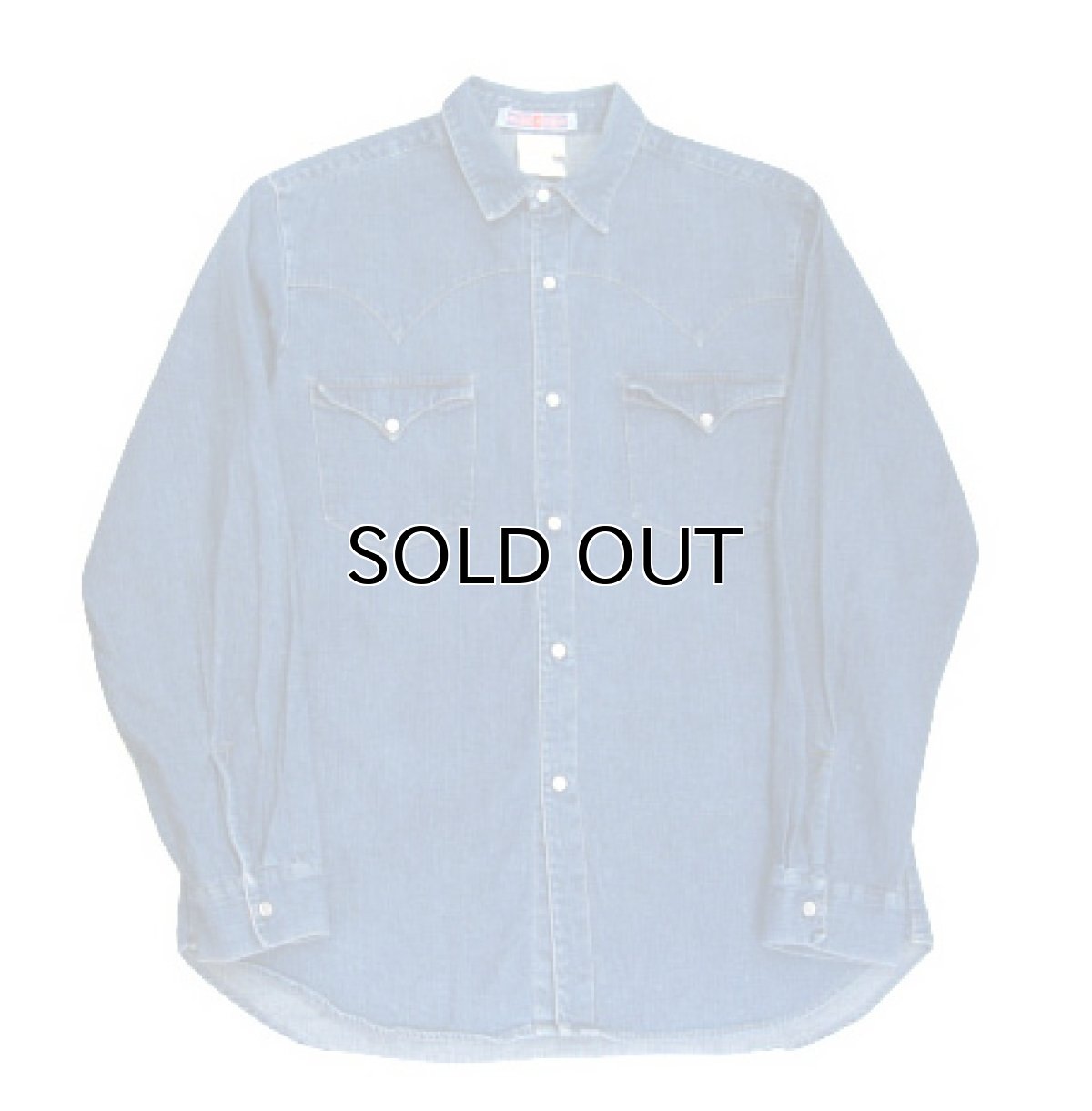 画像3: 1970's~ MAC KEEN L/S Denim Western Shirts  made in France Blue Denim size M - L (表記 不明) (3)