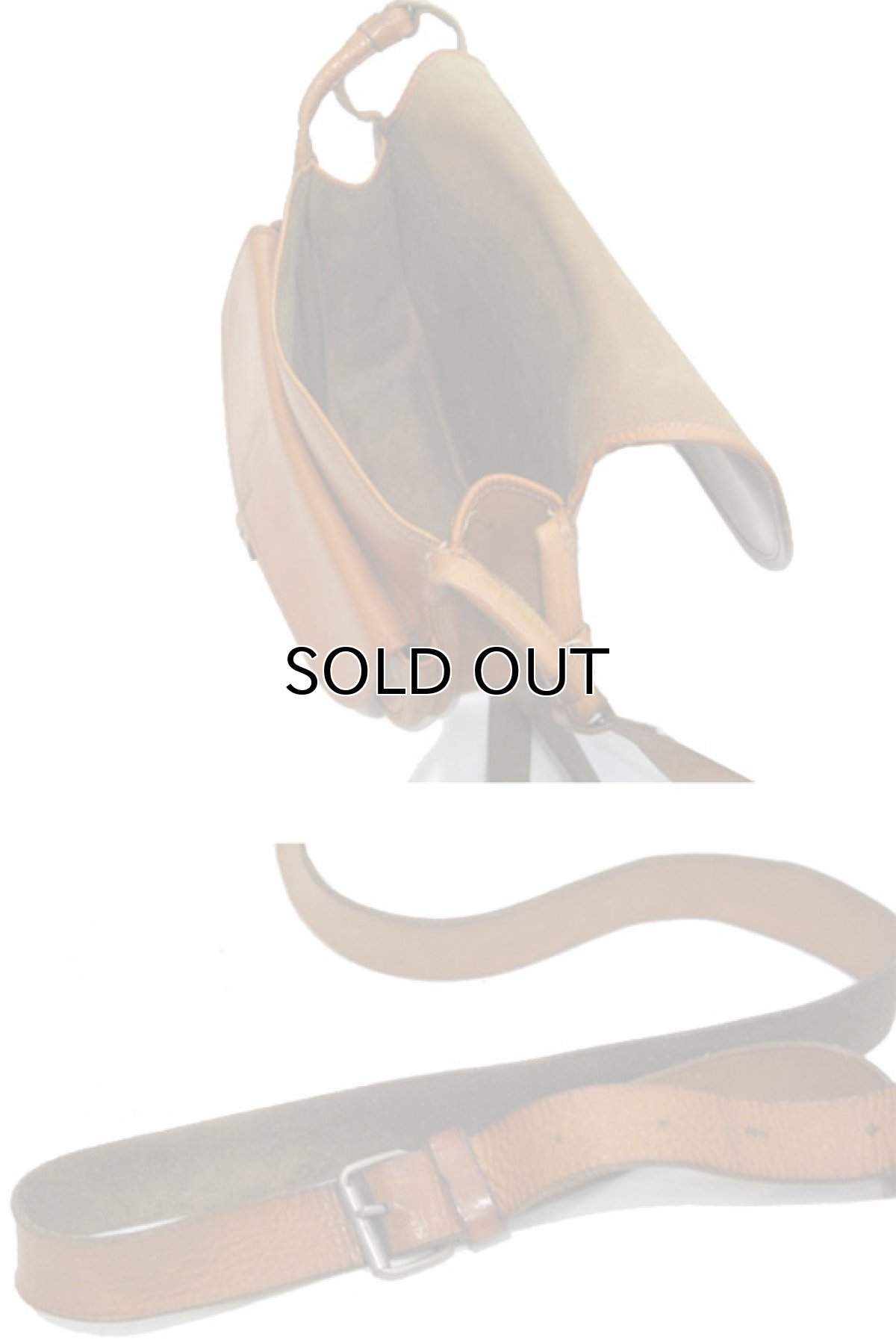 画像6: OLD Europe Leather Shoulder Bag　color : BROWN (6)