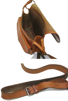 画像6: OLD Europe Leather Shoulder Bag　color : BROWN (6)