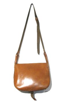 画像2: OLD Europe Leather Shoulder Bag　color : BROWN (2)