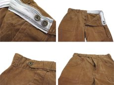 画像4: 1940's~ French Cotton Duck Work Trousers　BROWN　size w 32 inch (4)