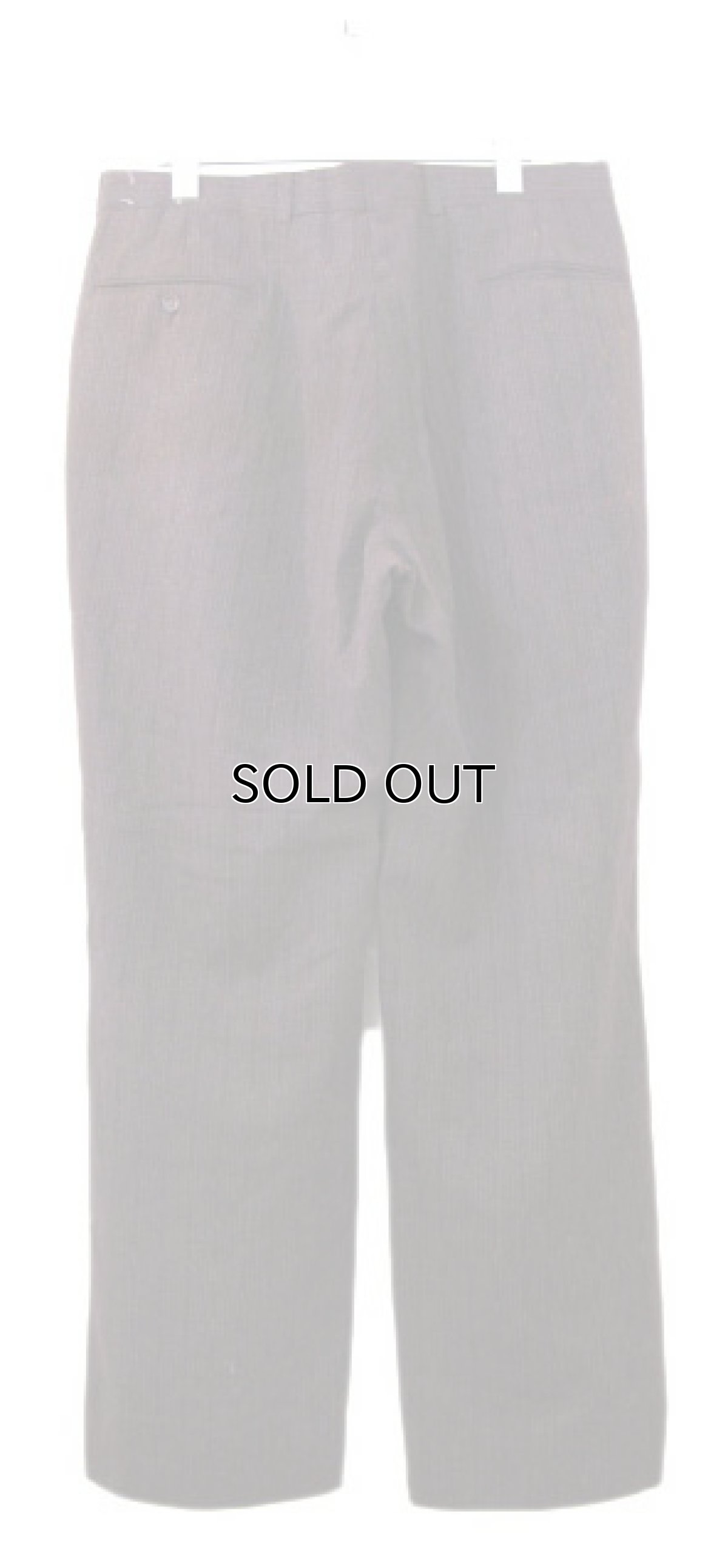 画像2: 1960's OLD Wool Tuck Trousers　あずき色　size w 34.5 inch (2)