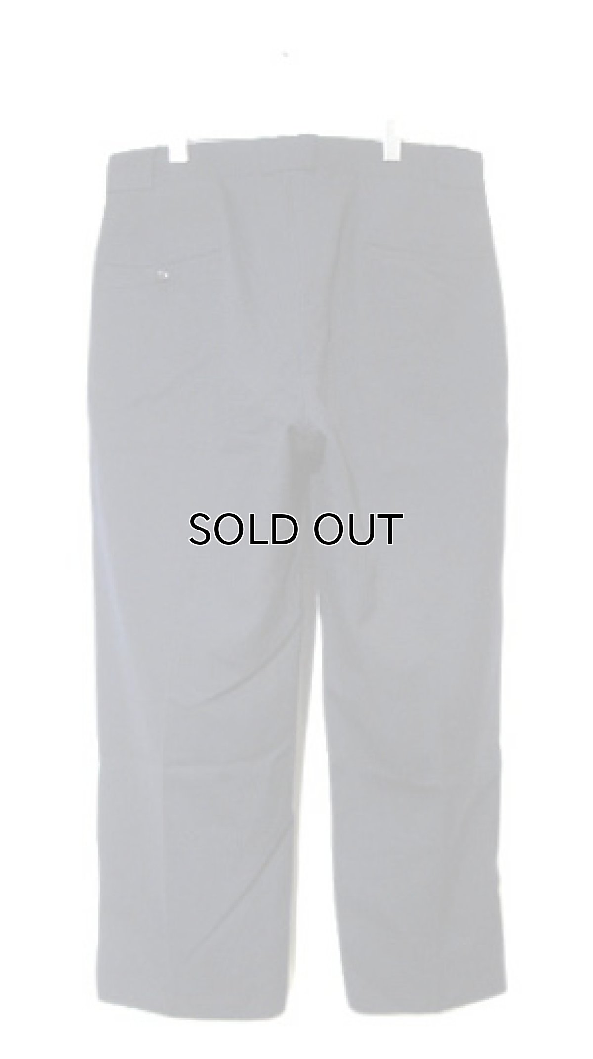 画像2: 1940-50's Wool Work Trousers with Suspenders Button NAVY size w 36 inch (2)