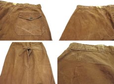 画像5: 1940's~ French Cotton Duck Work Trousers　BROWN　size w 32 inch (5)