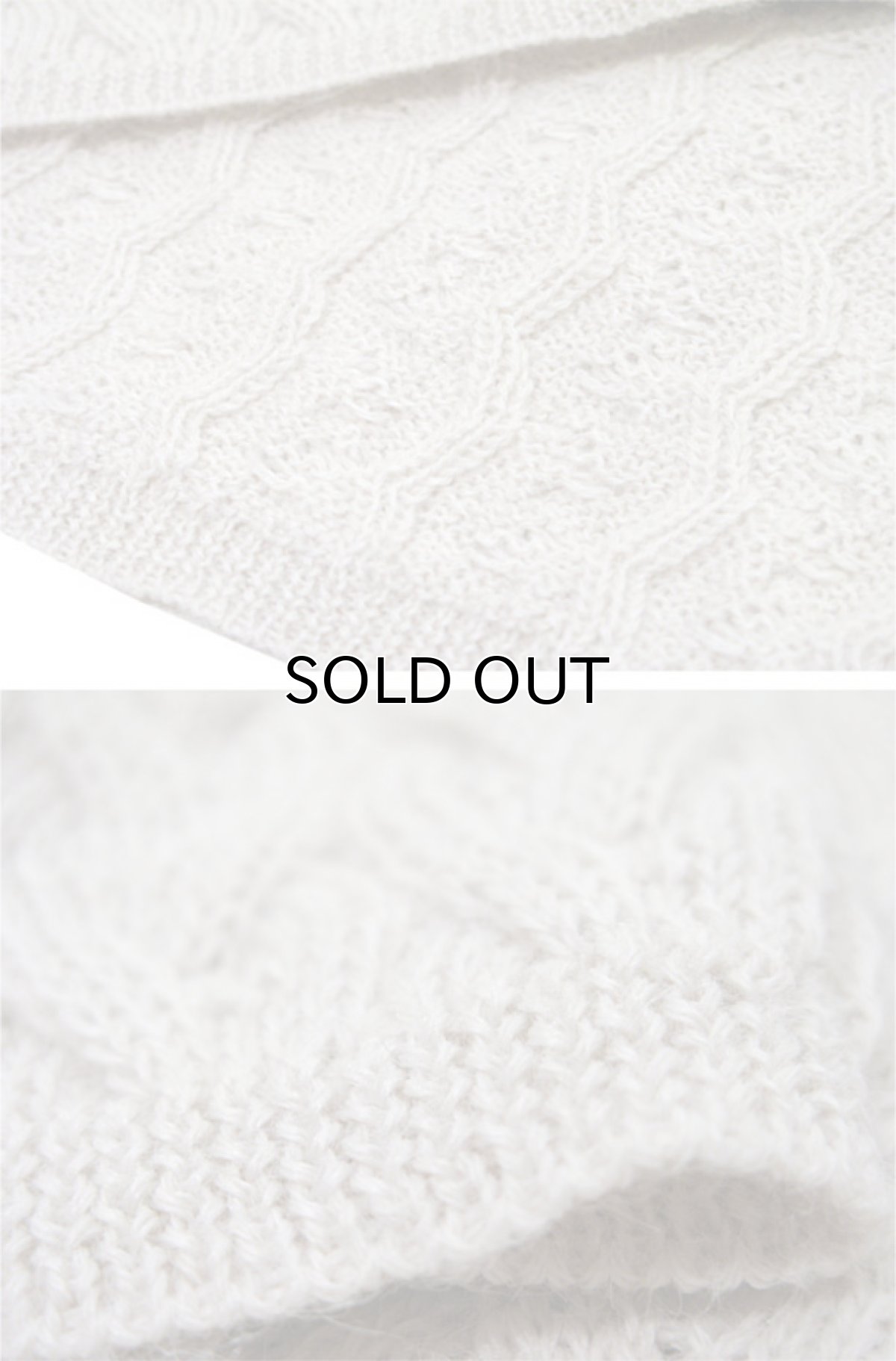 画像5: JOSEPH ABBOUD Crew Neck Alpaca Sweater Off White size L (表記 L) (5)