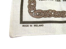 画像5: OLD Linen Fabric Tapestry "THE SPINNING WHEEL"　-made in IRELAND-　NATURAL　49cm x 75cm (5)