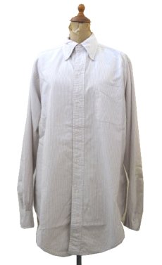 画像1: 1970's~ BROOKS BROTHERS B/D Oxford Shirts　BEIGE　size L (表記 15 1/2) (1)