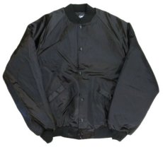 画像5: 1990's "King Louie" Nylon Stadium Jacket -made in USA-　Dead Stock　BLACK　size L (表記 L) (5)