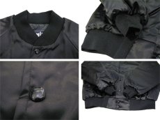 画像6: 1990's "King Louie" Nylon Stadium Jacket -made in USA-　Dead Stock　BLACK　size L (表記 L) (6)