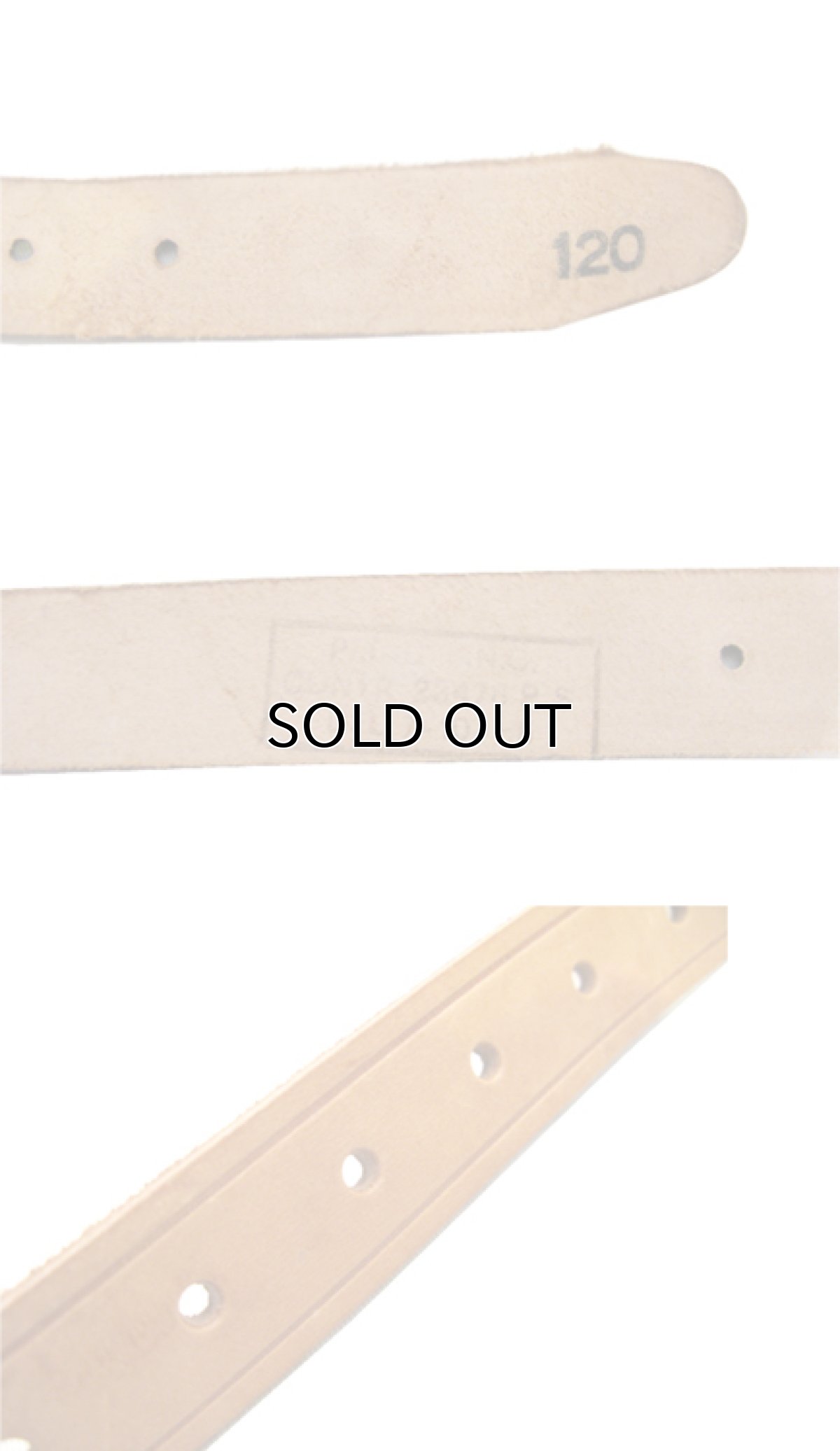 画像5: Italian Military Leather Ring Belt color : Tan size w 28 inch~ (5)