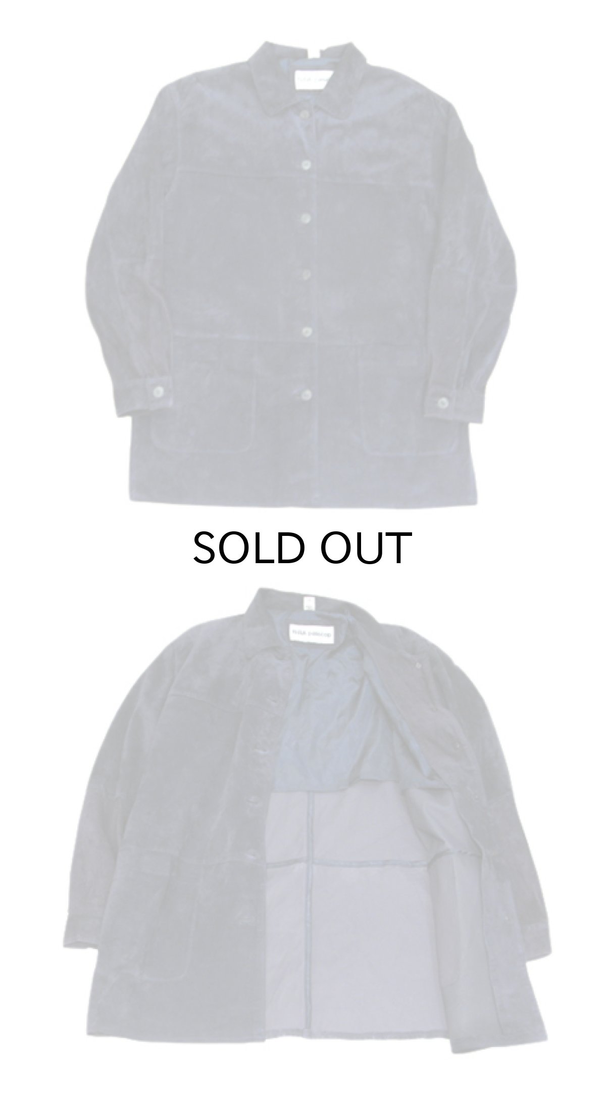 画像4: Europe "BiBA pariscop" Design Suede Leather Jacket　NAVY　size L (4)