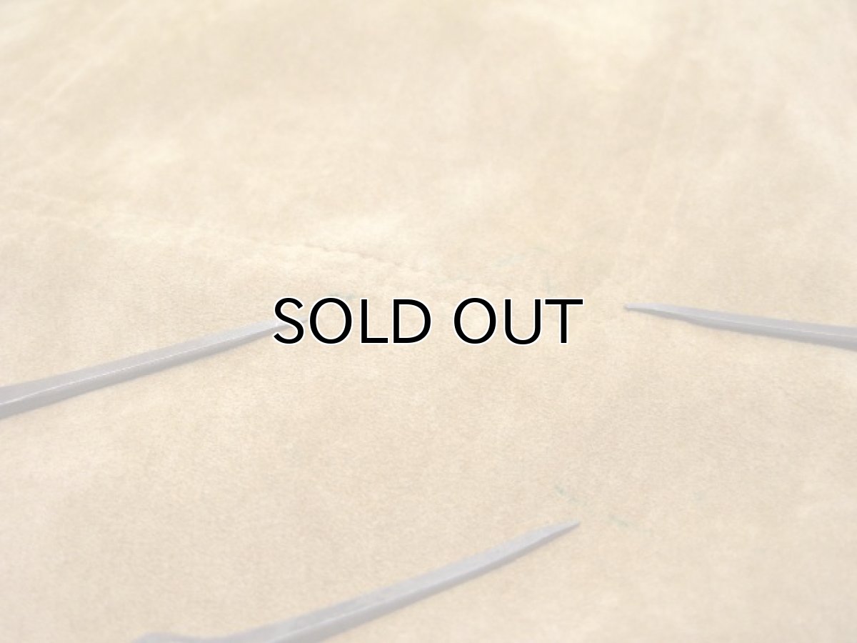 画像9: Europe "JOY" Design Nubuxk Leather Jacket　BEIGE　size L (表記 40) (9)