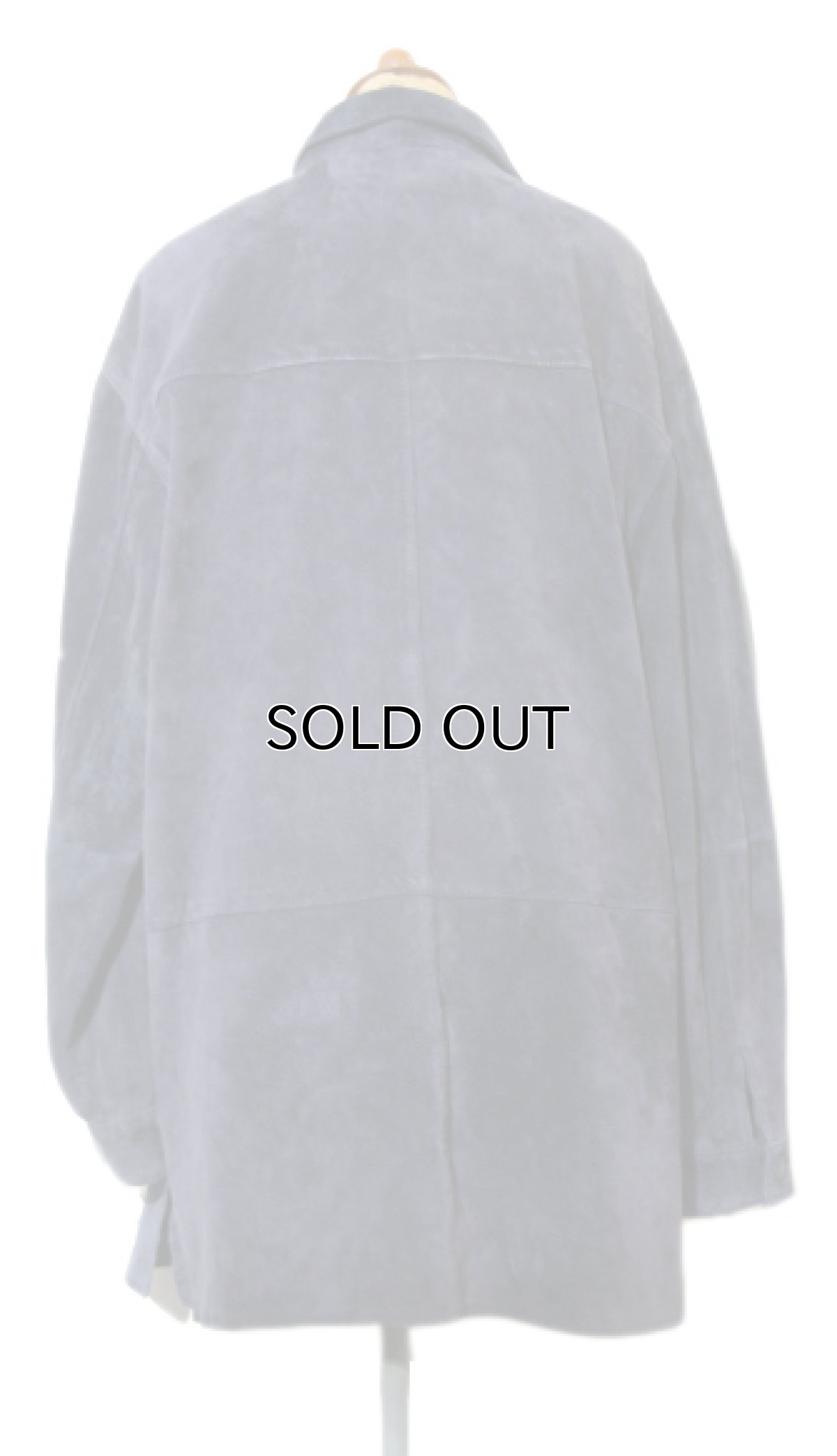 画像2: Europe "BiBA pariscop" Design Suede Leather Jacket　NAVY　size L (2)