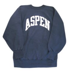 画像3: 1990's Champion Reverse Weave Sweat Shirts "ASPEN" -made in USA-　NAVY　size L (表記 XL) (3)