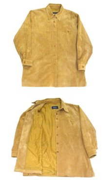 画像4: Europe "JOY" Design Nubuxk Leather Jacket　BEIGE　size L (表記 40) (4)