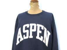 画像7: 1990's Champion Reverse Weave Sweat Shirts "ASPEN" -made in USA-　NAVY　size L (表記 XL) (7)