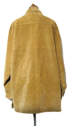 画像2: Europe "JOY" Design Nubuxk Leather Jacket　BEIGE　size L (表記 40) (2)