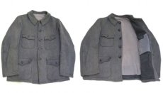 画像5: 1950's French "VETVOR" Cotton Pique Hunting Jacket　GREY　size M (表記 なし) (5)