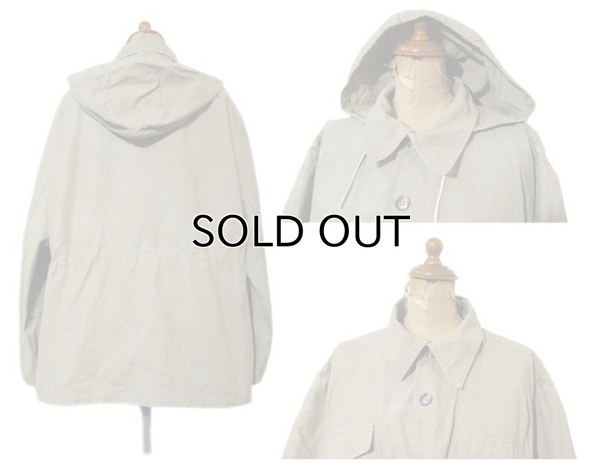 画像2: 1950's French "MAGENTA SPORTS" Cotton Sports Jacket with Hood　Beige　size M - L (表記 不明) (2)